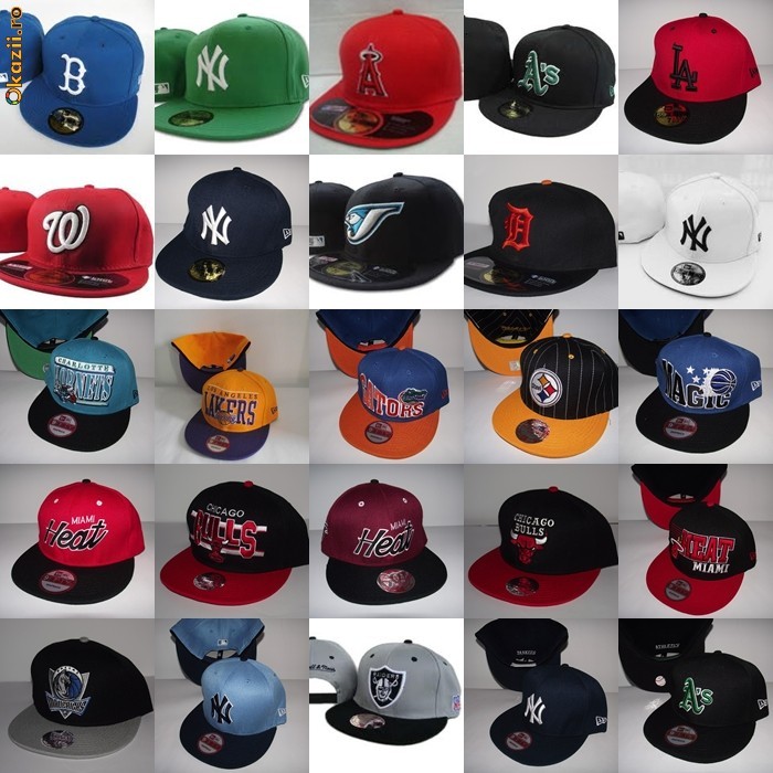 Sapca  New Era mas. 7, 7.1/8, 7.1/4, 7.3/8, 7.1/2 , 7.5/8 + snapback foto mare
