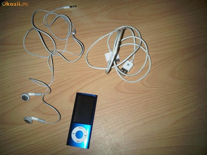 Ipod Nano 16gb cu camera +casti&cablu de date foto mare
