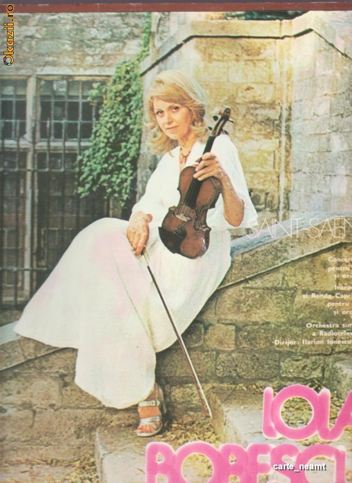 SAINT-SAENS~CONCERT PENTRU VIOARA SI ORCHESTRA ~LOLA BOBESCU ~VINIL foto mare