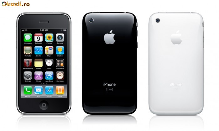 IPHONE 3GS 32GB BLACK / WHITE SIGILATE !! 0 MIN !! DECODATE SOFT !! 1699 RON !! foto mare
