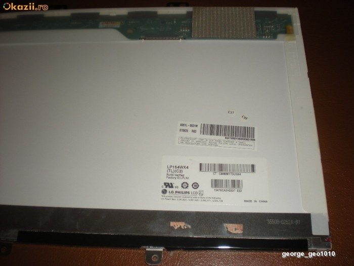 display laptop acer 15,4 inchi LP154WX4 glossy in perfecta stare foto mare