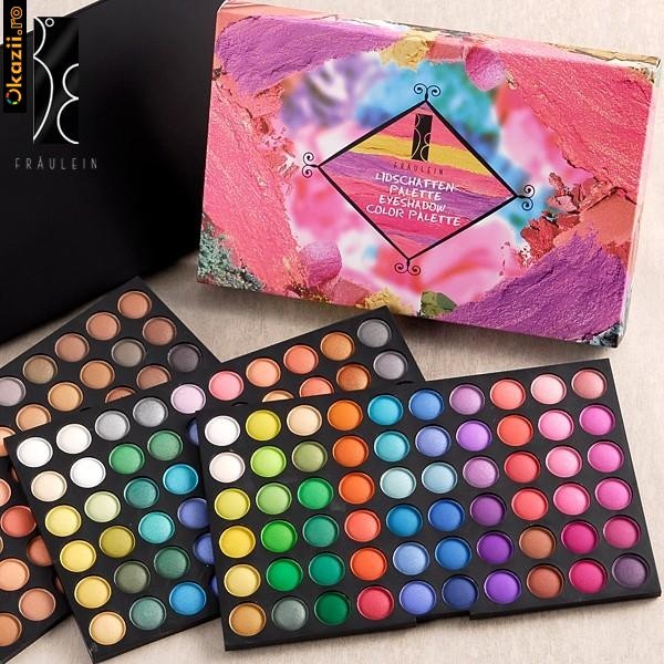 Set Machiaj Profesional Fraulein 38 - Trusa Machiaj 180 Culori + Set Pensule 18 Bucati + CADOU! foto mare