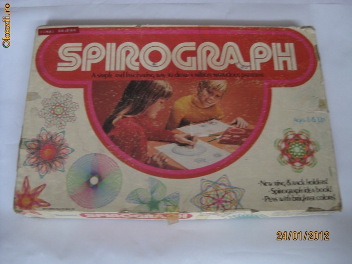 JOC RAR DE COLECTIE SPIROGRAPH DIN 1973 foto mare