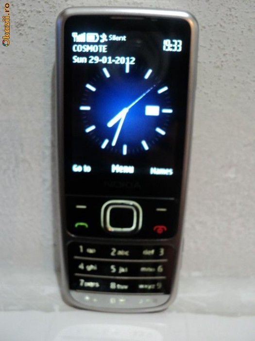 telefon nokia 6700 clasic impecabil 350 lei...cablu de date ,card de 2 gb,incarcator. foto mare