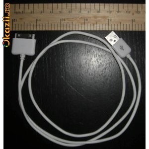 Cablu date USB Apple iPhone nou 4, 3Gs, 3G, 2G, iPad ! foto mare