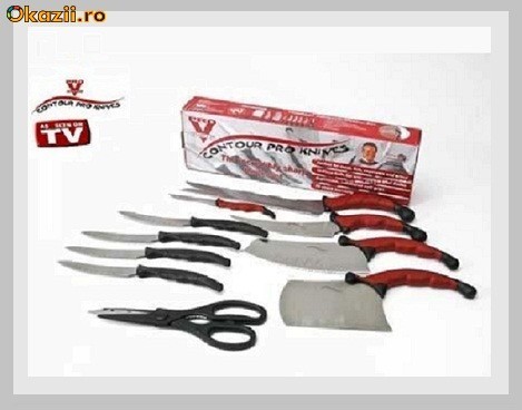 SET CUTITE CONTOUR PRO V VAZUT LA TV - ORIGINAL + CADOU SUPORT MAGNETIC foto mare