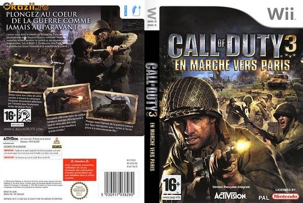 Call of Duty 3 Wii foto mare