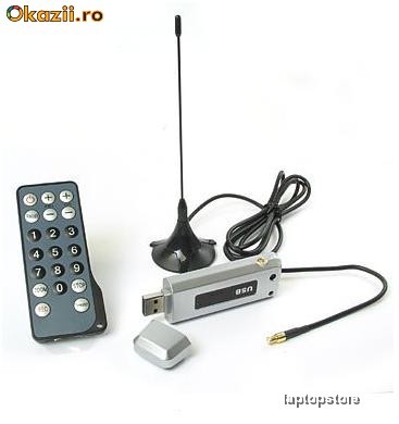 HD TV Tuner Digital pe USB ,  cu telecomanda , pentru laptop sau PC foto mare