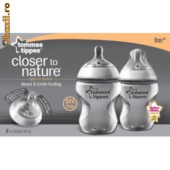 Set 6 biberoane Tommee Tippee, nou foto mare