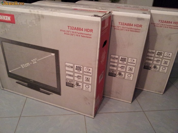 TV Televizoare LCD NOI SIGILATE Telefunken T32A884 HDR 81cm (HD-Ready, DVB-T Tuner, HDMI, CI, USB 2.0) foto mare