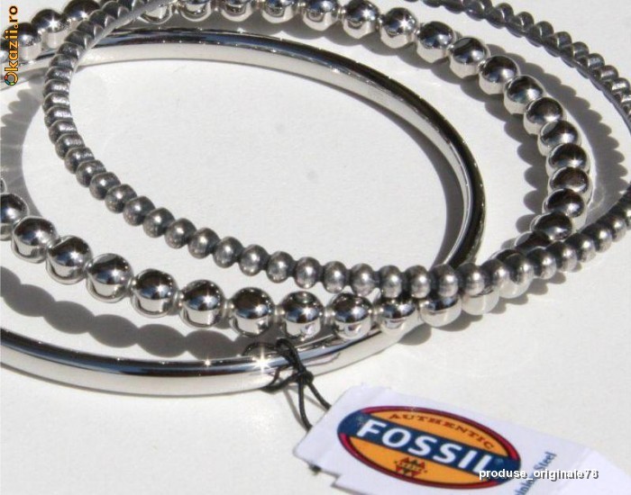Set bratari FOSSIL JF84865, 3 BRATARI LA PRET DE UNA noi cu eticheta si cutie cadou foto mare