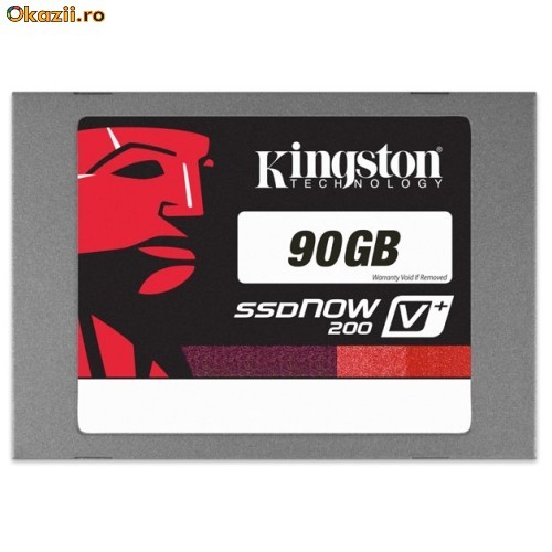 Flash SSD 90GB Kingston SSDNow V+200 SATA 3 2.5 foto mare