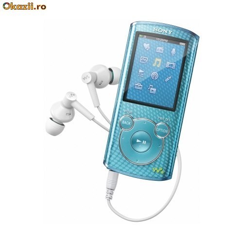 MP3 Player Sony NWZ-E463, 4GB, Albastru foto mare