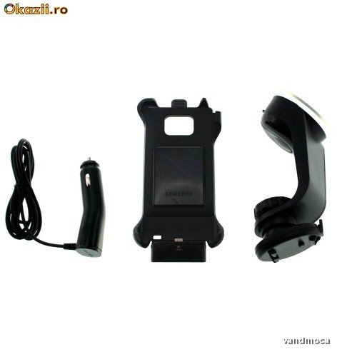 Kit suport auto cu incarcator pentru Samsung I9100 Galaxy S II la 115 ron ! ECS-V1A2BEGSTD foto mare