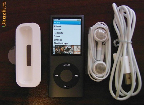 Apple iPod Nano 8GB 4th Negru foto mare