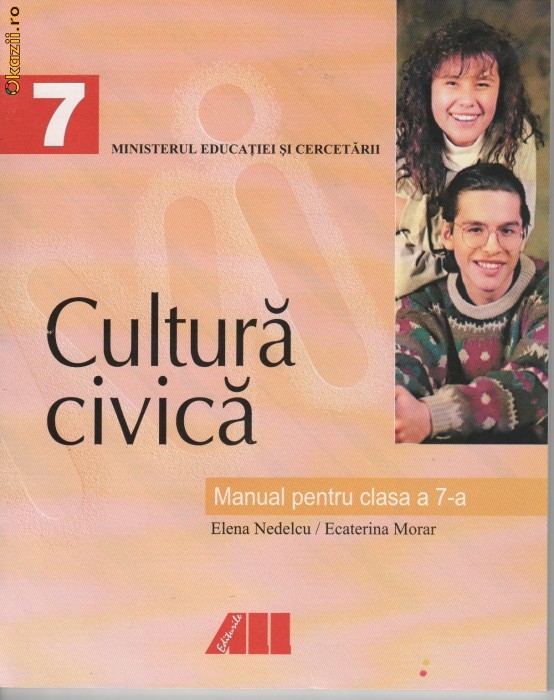 CULTURA CIVICA. Manual clasa a VII-a - 119764 foto mare