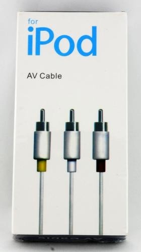 Cablu audio-video AV compatibil iPod video foto mare