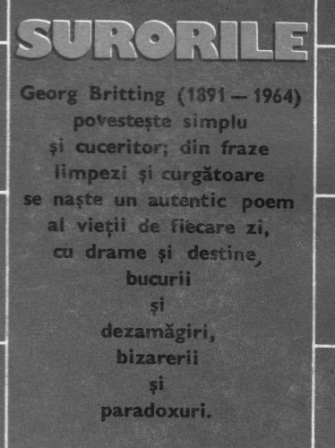 georg britting - surorile foto mare