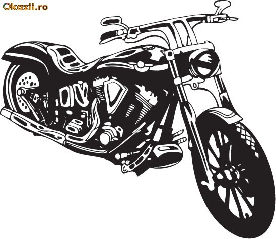 Vand Decor Autocolant super cadou byke motocicleta moto foto mare