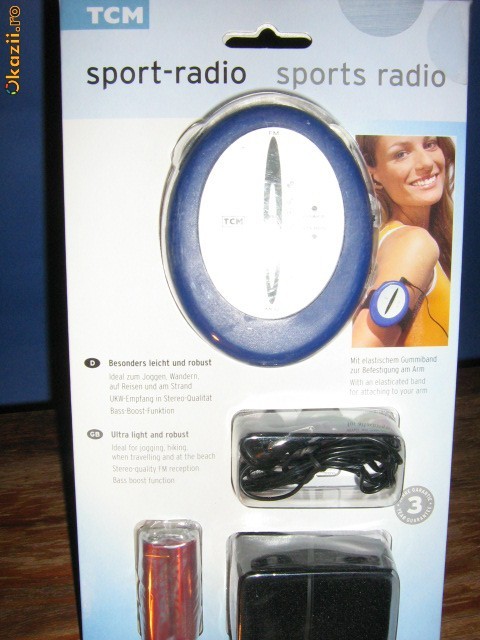 Sport - radio! Ideal pentru alergare,plimbare..... foto mare
