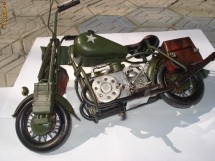 EX5 Motocilceta de colectie din  metal Army,L 30 cm foto